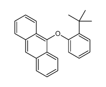 9-(2-tert-butylphenoxy)anthracene Structure