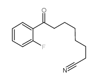 8-(2-fluorophenyl)-8-oxooctanenitrile Structure