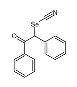 (2-oxo-1,2-diphenylethyl) selenocyanate Structure