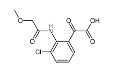 3-chloro-N-(methoxyacetyl)isatoic acid结构式