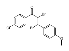 2,3-dibromo-1-(4-chlorophenyl)-3-(4-methoxyphenyl)propan-1-one Structure