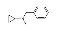 N-benzyl-N-cyclopropyl-N-methylamine Structure