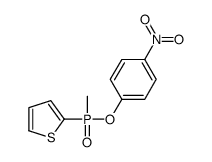 2-[methyl-(4-nitrophenoxy)phosphoryl]thiophene结构式