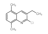 2-chloro-3-ethyl-5,8-dimethylquinoline Structure