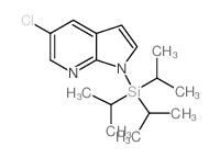 5-CHLORO-1-TRIISOPROPYLSILANYL-1H-PYRROLO[2,3-B]PYRIDINE Structure