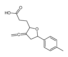 3-[3-ethenylidene-5-(4-methylphenyl)oxolan-2-yl]propanoic acid结构式