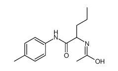 2-acetamido-N-(4-methylphenyl)pentanamide Structure