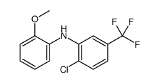 2-chloro-N-(2-methoxyphenyl)-5-(trifluoromethyl)aniline Structure
