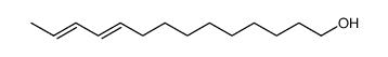 10,12-Tetradecadien-1-ol Structure