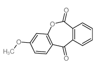 3-methoxybenzo[c][1]benzoxepine-6,11-dione Structure