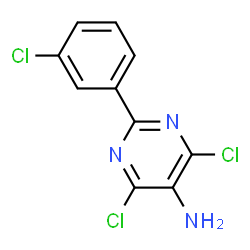 2-(3-CHLOROPHENYL)-4,6-DICHLORO-5-PYRIMIDINAMINE picture