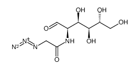 D-Glucose, 2-[(2-azidoacetyl)amino]-2-deoxy Structure