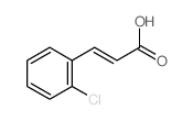 (E)-3-(2-氯苯基)丙烯酸结构式