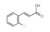 (E)-o-chlorocinnamic acid structure