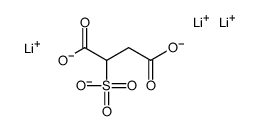 trilithium,2-sulfonatobutanedioate结构式