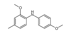 Benzenamine, 2-methoxy-N-(4-methoxyphenyl)-4-methyl结构式