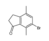 6-bromo-4,7-dimethyl-2,3-dihydroinden-1-one picture