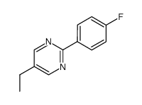 Pyrimidine, 5-ethyl-2-(4-fluorophenyl)- (9CI) Structure