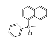 rac-methyl(1-naphthyl)phenylchlorosilane结构式