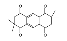 3,3,7,7-tetramethyl-2,6-dihydroanthracene-1,4,5,8-tetrone Structure