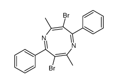3,7-dibromo-2,6-dimethyl-4,8-diphenyl-1,5-diazocine结构式