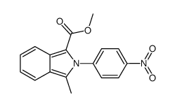 methyl 3-methyl-2-(4-nitrophenyl)-2H-isoindole-1-carboxylate结构式