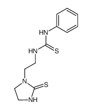 1-phenyl-3-[2-(2-thioxo-imidazolidin-1-yl)-ethyl]-thiourea结构式