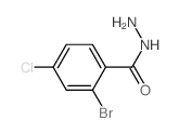 2-Bromo-4-chlorobenzhydrazide Structure