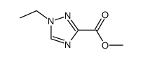 1-ethyl-1H-[1,2,4]triazole-3-carboxylic acid methyl ester Structure