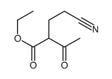 Ethyl 2-acetyl-4-cyanobutyrate Structure
