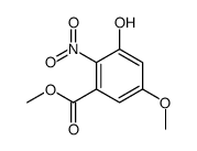 methyl 3-hydroxy-5-methoxy-2-nitrobenzoate结构式