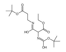 3-(3-叔丁氧基-3-氧代丙基氨基)-2-(N-boc-氨基)-3-氧代丙酸乙酯图片