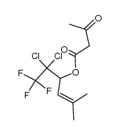 4-(2,4-dioxobutoxy)-5,5-dichloro-6,6,6-trifluoro-2-methyl-2-hexene Structure