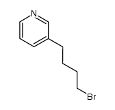 3-(4-bromobutyl)pyridine hydrobromide Structure