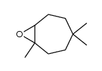 1,4,4-trimethyl-8-oxabicyclo[5.1.0]octane结构式