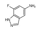 7-fluoro-1H-indazol-5-amine结构式