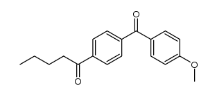 1-[4-(4-methoxybenzoyl)]-1-pentanone Structure