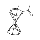(o-methylacetophenone)benzenechromium(0) Structure