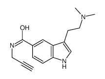 3-[2-(dimethylamino)ethyl]-N-prop-2-ynyl-1H-indole-5-carboxamide Structure