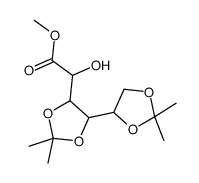 (R)-Methyl 2-hydroxy-2-((4R,4'R,5R)-2,2,2',2'-tetramethyl-4,4'-bi(1,3-dioxolan)-5-yl) acetate Structure