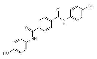 1,4-Benzenedicarboxamide,N1,N4-bis(4-hydroxyphenyl)-结构式