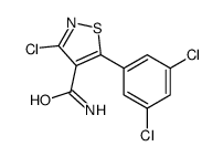 3-Chloro-5-(3,5-dichlorophenyl)-1,2-thiazole-4-carboxamide Structure