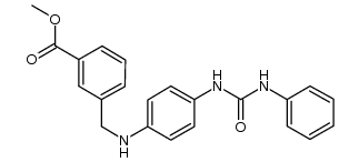 3-{[4-(3-phenylureido)phenylamino]methyl}-benzoic acid methyl ester picture