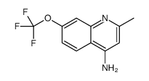 4-Amino-2-methyl-7-trifluoromethoxyquinoline structure