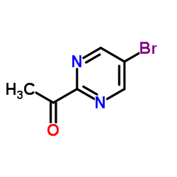 1-(5-Bromo-2-pyrimidinyl)ethanone Structure
