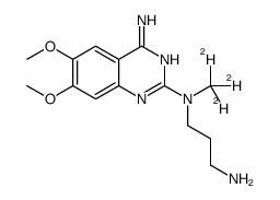 N-(4-Amino-6,7-dimethoxyquinazol-2-yl)-N-methyl-d3-propylenediamine Structure