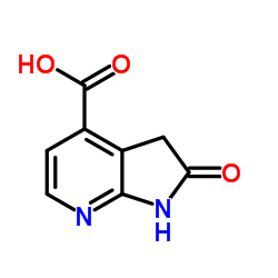 2-Oxo-2,3-dihydro-1H-pyrrolo[2,3-b]pyridine-4-carboxylic acid Structure