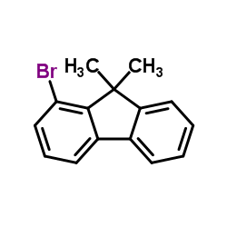 1-Bromo-9,9-dimethyl-9H-fluorene structure