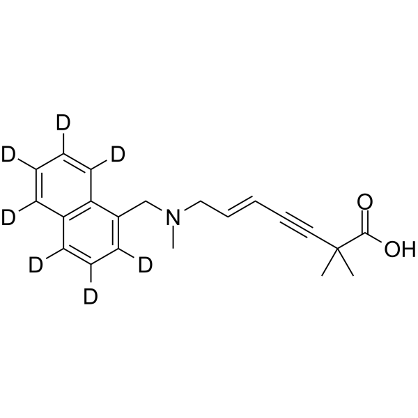 Carboxy Terbinafine-d7结构式