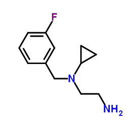 N-Cyclopropyl-N-(3-fluorobenzyl)-1,2-ethanediamine结构式